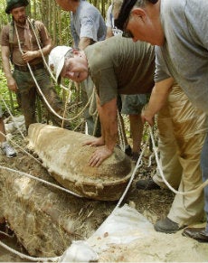 Charles Ewen at field site