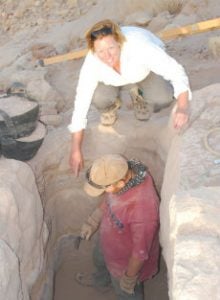 Megan Perry at a field site